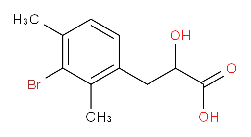 3-(3-bromo-2,4-dimethylphenyl)-2-hydroxypropanoic acid