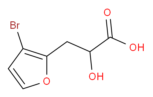 3-(3-bromofuran-2-yl)-2-hydroxypropanoic acid