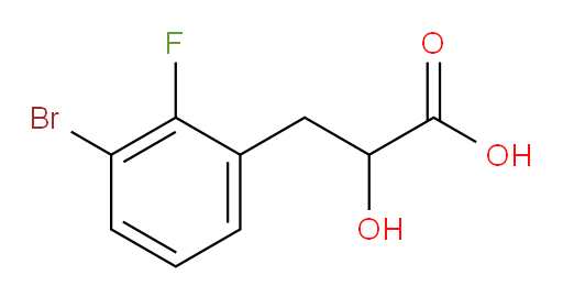 3-(3-bromo-2-fluorophenyl)-2-hydroxypropanoic acid