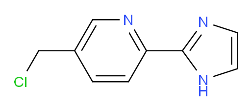 5-(chloromethyl)-2-(1H-imidazol-2-yl)pyridine