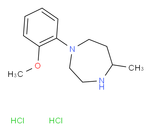 1-(2-methoxyphenyl)-5-methyl-1,4-diazepane dihydrochloride