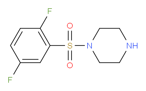 1-(2,5-difluorobenzenesulfonyl)piperazine