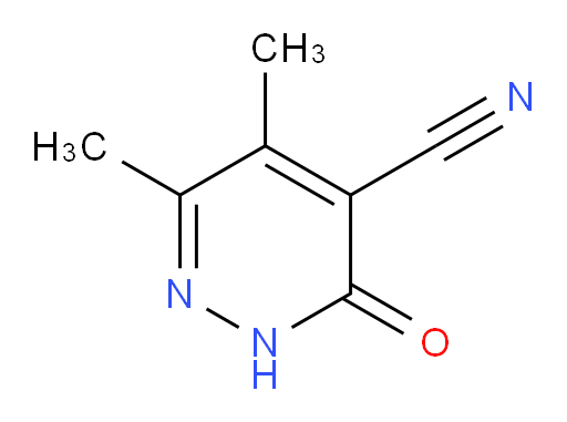 5,6-dimethyl-3-oxo-2,3-dihydropyridazine-4-carbonitrile