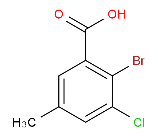2-bromo-3-chloro-5-methylbenzoic acid