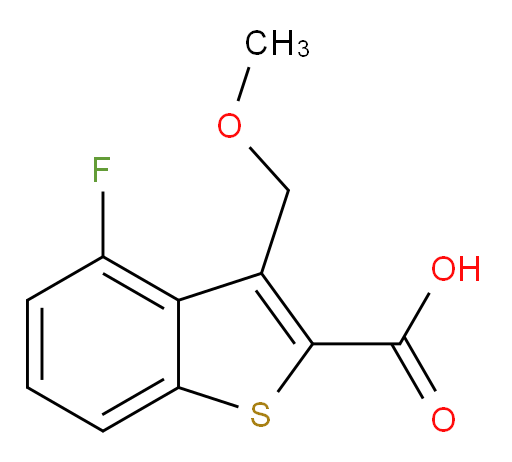 4-fluoro-3-(methoxymethyl)-1-benzothiophene-2-carboxylic acid