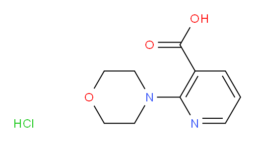 2-(morpholin-4-yl)pyridine-3-carboxylic acid hydrochloride