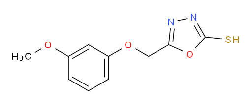 5-[(3-methoxyphenoxy)methyl]-1,3,4-oxadiazole-2-thiol
