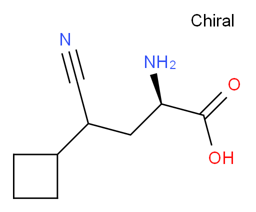 (2R)-2-amino-4-cyano-4-cyclobutylbutanoic acid