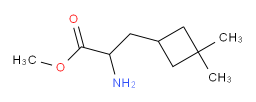 methyl 2-amino-3-(3,3-dimethylcyclobutyl)propanoate