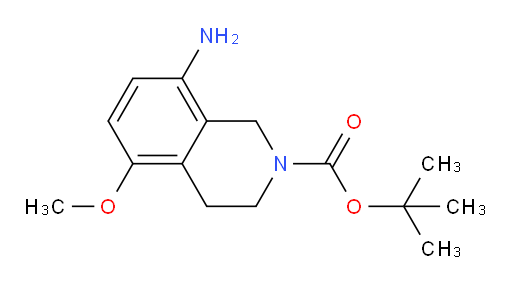 tert-butyl 8-amino-5-methoxy-1,2,3,4-tetrahydroisoquinoline-2-carboxylate