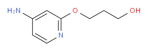 3-[(4-aminopyridin-2-yl)oxy]propan-1-ol