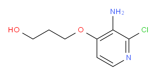 3-[(3-amino-2-chloropyridin-4-yl)oxy]propan-1-ol