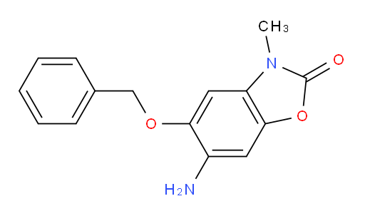6-amino-5-(benzyloxy)-3-methyl-2,3-dihydro-1,3-benzoxazol-2-one