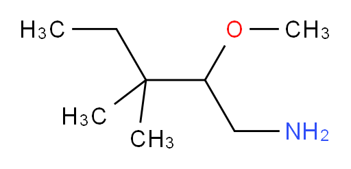 2-methoxy-3,3-dimethylpentan-1-amine