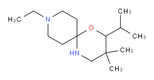 9-ethyl-3,3-dimethyl-2-(propan-2-yl)-1-oxa-5,9-diazaspiro[5.5]undecane
