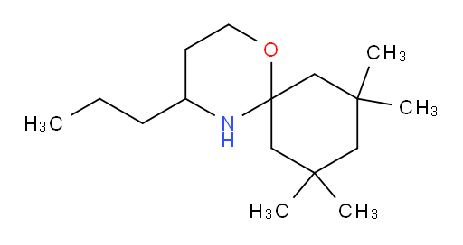 8,8,10,10-tetramethyl-4-propyl-1-oxa-5-azaspiro[5.5]undecane
