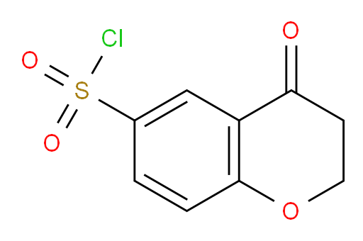 4-oxo-3,4-dihydro-2H-1-benzopyran-6-sulfonyl chloride