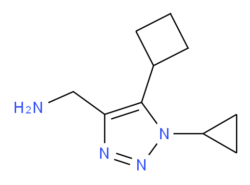 (5-cyclobutyl-1-cyclopropyl-1H-1,2,3-triazol-4-yl)methanamine