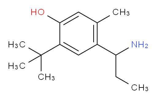 4-(1-aminopropyl)-2-tert-butyl-5-methylphenol