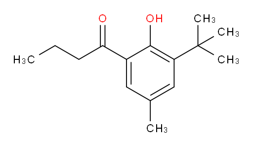 1-(3-tert-butyl-2-hydroxy-5-methylphenyl)butan-1-one