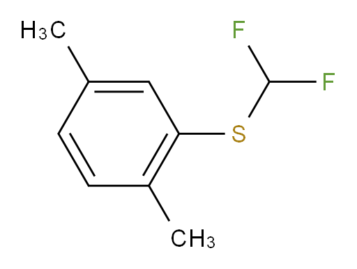 2-[(difluoromethyl)sulfanyl]-1,4-dimethylbenzene