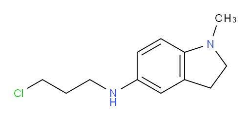 N-(3-chloropropyl)-1-methyl-2,3-dihydro-1H-indol-5-amine