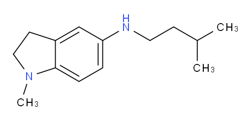 1-methyl-N-(3-methylbutyl)-2,3-dihydro-1H-indol-5-amine