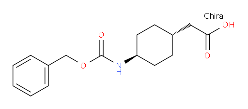 2-[(1r,4r)-4-{[(benzyloxy)carbonyl]amino}cyclohexyl]acetic acid