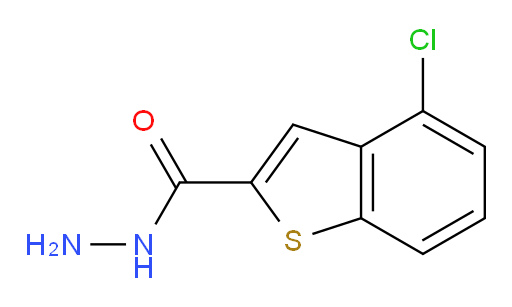 4-chloro-1-benzothiophene-2-carbohydrazide