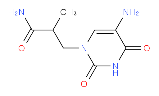 3-(5-amino-2,4-dioxo-1,2,3,4-tetrahydropyrimidin-1-yl)-2-methylpropanamide