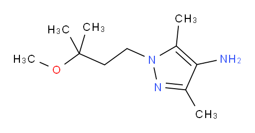 1-(3-methoxy-3-methylbutyl)-3,5-dimethyl-1H-pyrazol-4-amine