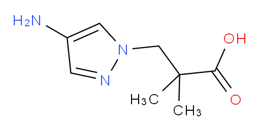 3-(4-amino-1H-pyrazol-1-yl)-2,2-dimethylpropanoic acid