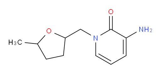 3-amino-1-[(5-methyloxolan-2-yl)methyl]-1,2-dihydropyridin-2-one