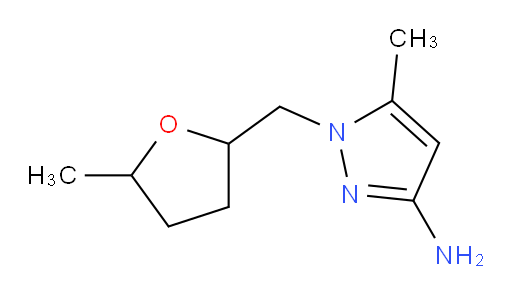 5-methyl-1-[(5-methyloxolan-2-yl)methyl]-1H-pyrazol-3-amine
