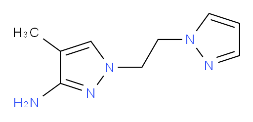 4-methyl-1-[2-(1H-pyrazol-1-yl)ethyl]-1H-pyrazol-3-amine