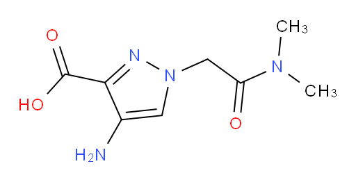 4-amino-1-[(dimethylcarbamoyl)methyl]-1H-pyrazole-3-carboxylic acid