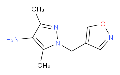 3,5-dimethyl-1-[(1,2-oxazol-4-yl)methyl]-1H-pyrazol-4-amine