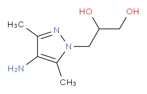 3-(4-amino-3,5-dimethyl-1H-pyrazol-1-yl)propane-1,2-diol