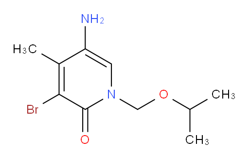 5-amino-3-bromo-4-methyl-1-[(propan-2-yloxy)methyl]-1,2-dihydropyridin-2-one