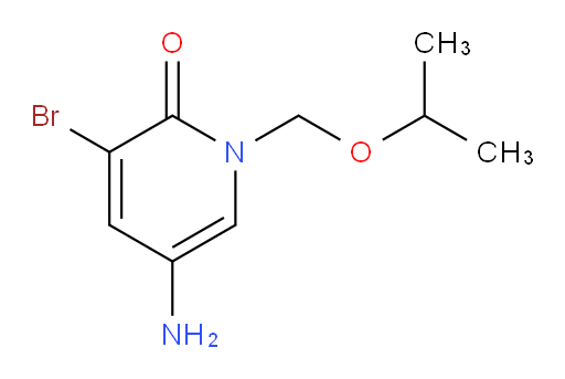 5-amino-3-bromo-1-[(propan-2-yloxy)methyl]-1,2-dihydropyridin-2-one