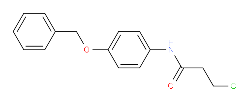 N-[4-(benzyloxy)phenyl]-3-chloropropanamide