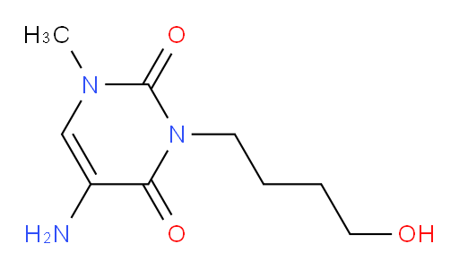 5-amino-3-(4-hydroxybutyl)-1-methyl-1,2,3,4-tetrahydropyrimidine-2,4-dione