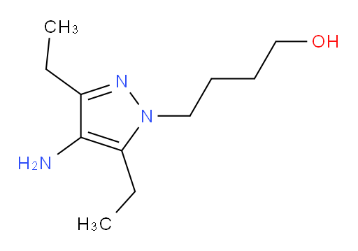 4-(4-amino-3,5-diethyl-1H-pyrazol-1-yl)butan-1-ol