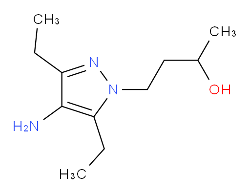 4-(4-amino-3,5-diethyl-1H-pyrazol-1-yl)butan-2-ol