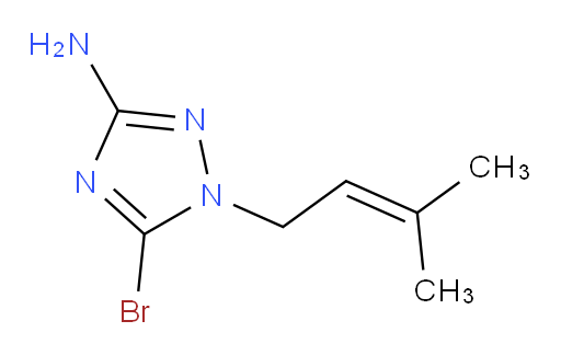 5-bromo-1-(3-methylbut-2-en-1-yl)-1H-1,2,4-triazol-3-amine