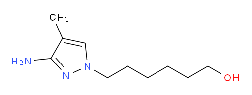 6-(3-amino-4-methyl-1H-pyrazol-1-yl)hexan-1-ol
