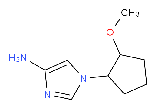 1-(2-methoxycyclopentyl)-1H-imidazol-4-amine