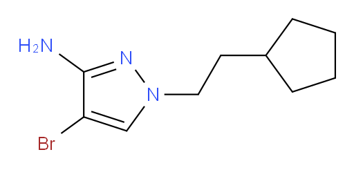 4-bromo-1-(2-cyclopentylethyl)-1H-pyrazol-3-amine
