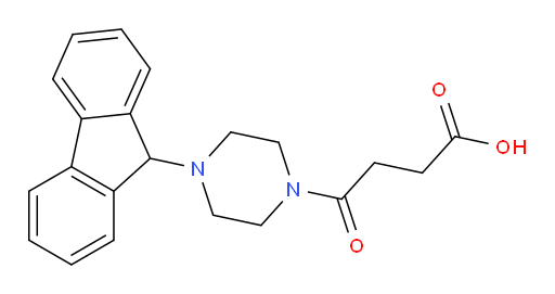4-[4-(9H-fluoren-9-yl)piperazin-1-yl]-4-oxobutanoic acid