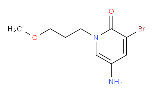 5-amino-3-bromo-1-(3-methoxypropyl)-1,2-dihydropyridin-2-one